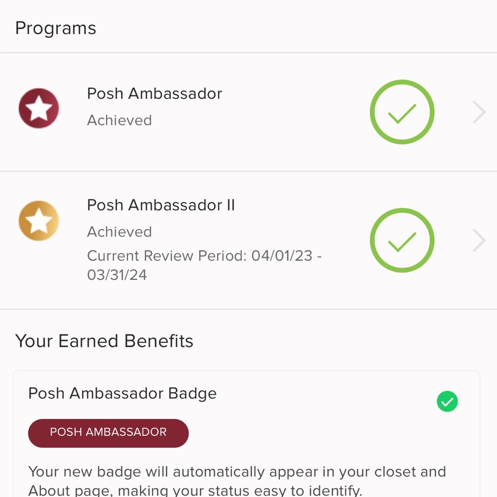 ✨ Posh Ambassador Status ✨ - Picture 6 of 6